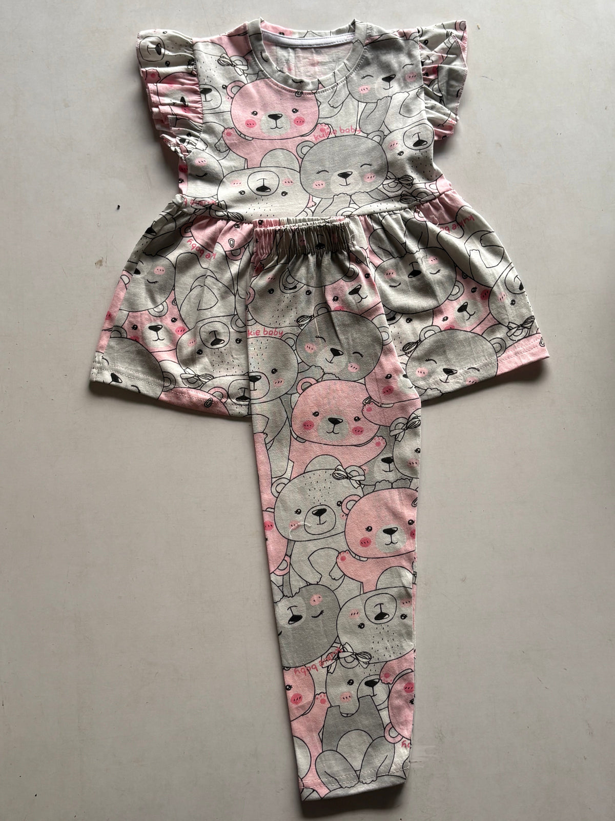 Character Multi Colour Peplum Co-ord Girls Sets.