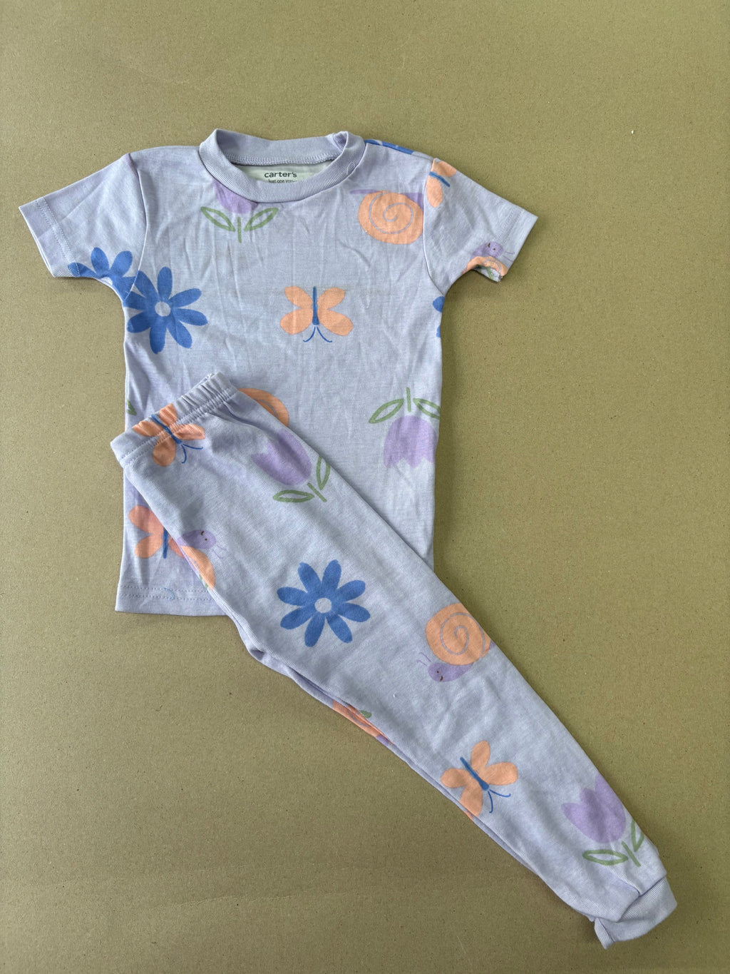 Violet butterfly-Kids  half Sleeve Set