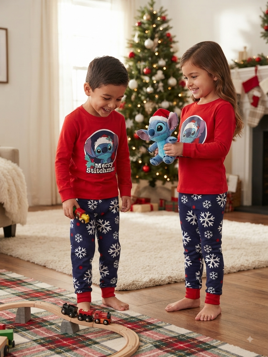 Merry Stitchmass -Kids Full Sleeve Set