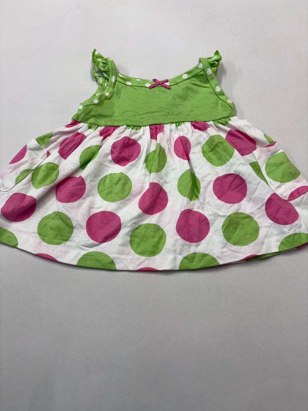 Light green with pocket-Baby Sleeveless Frock