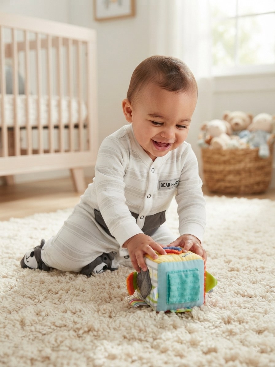 White with grey with shoe (snap button)-Baby High quality jumpsuit