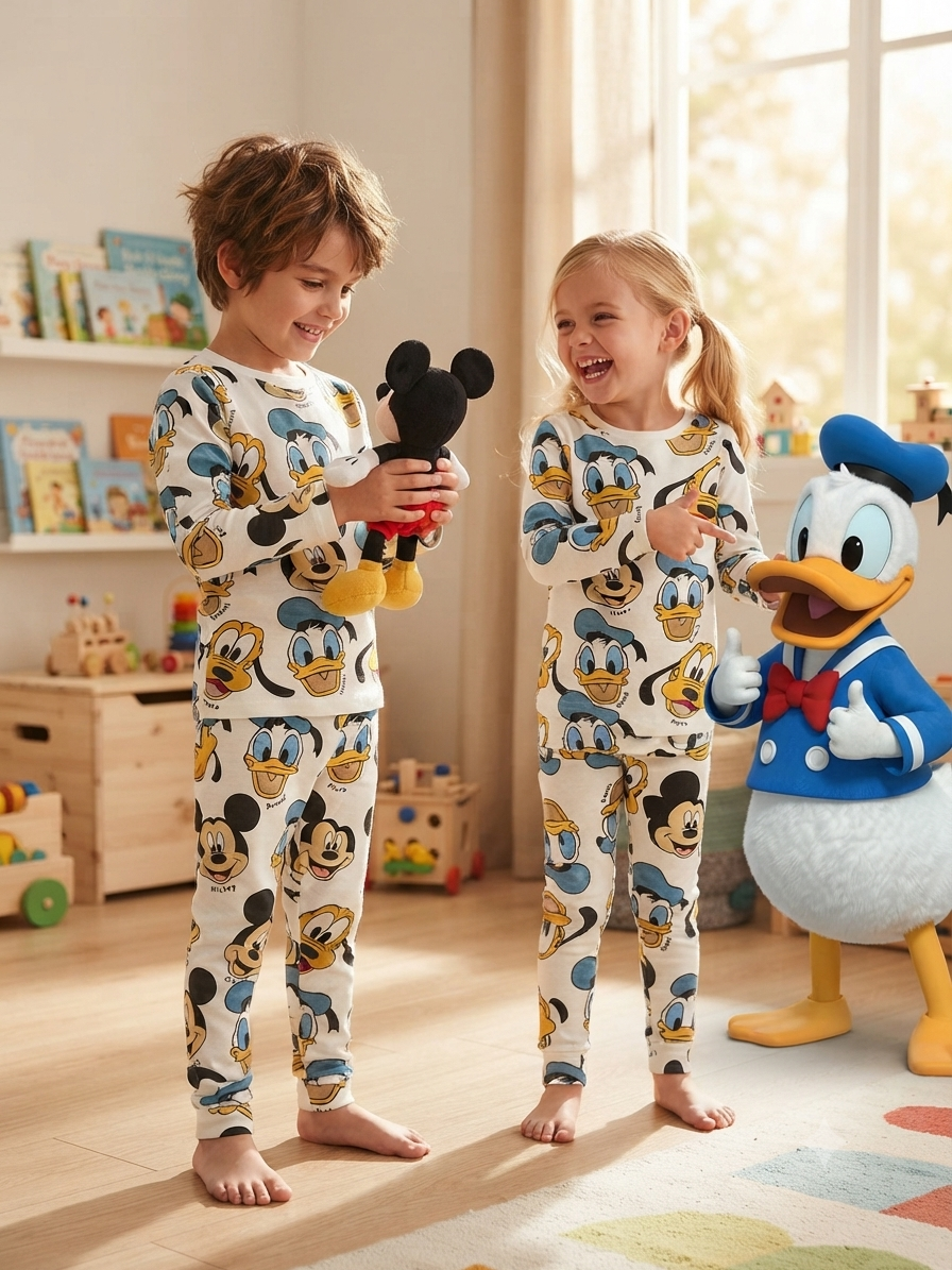Mickey & Duck 🦆-Premium winter wear LoopKnit