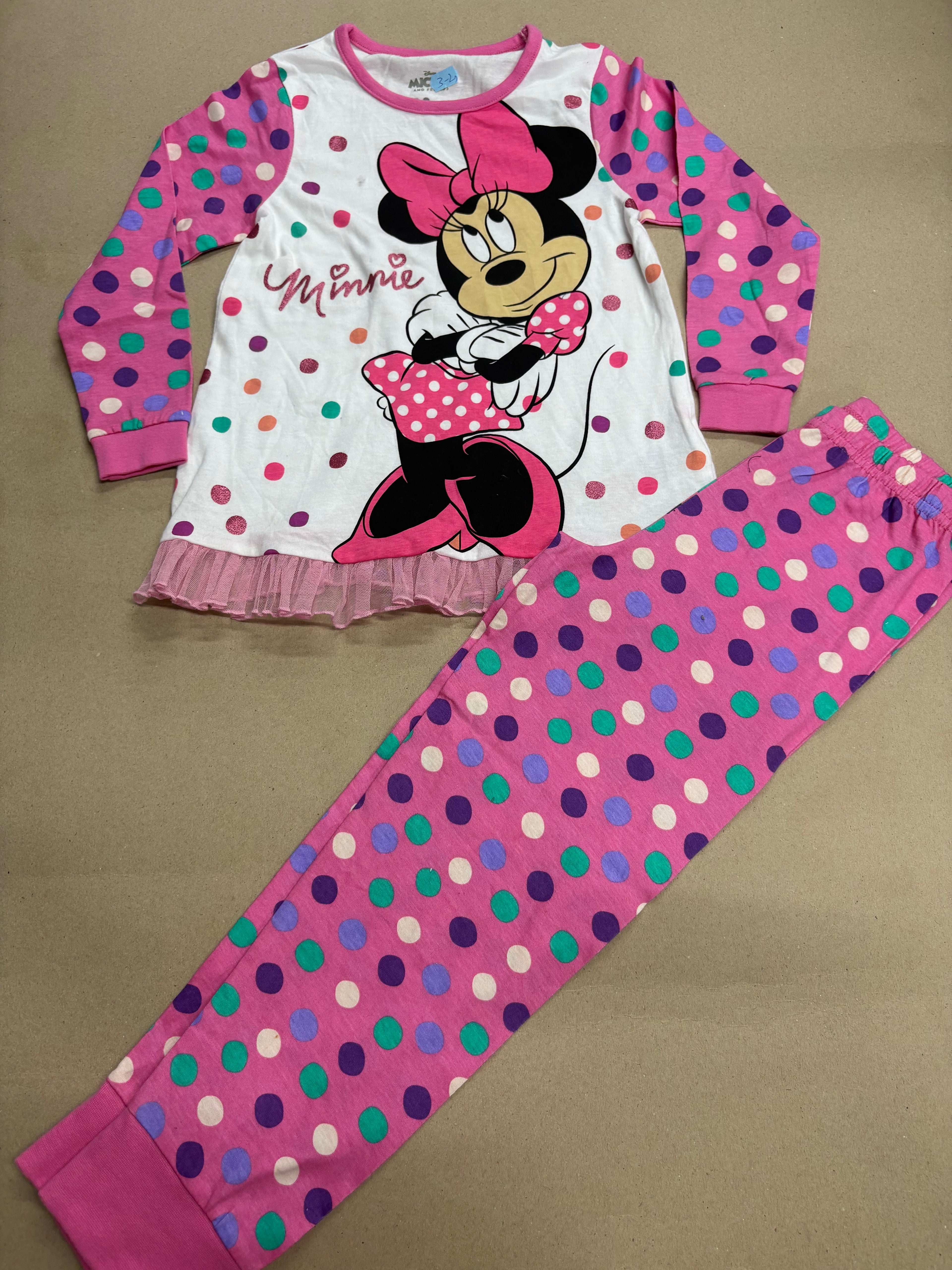 Pink Mickey Mouse -Kids Full Sleeve Set