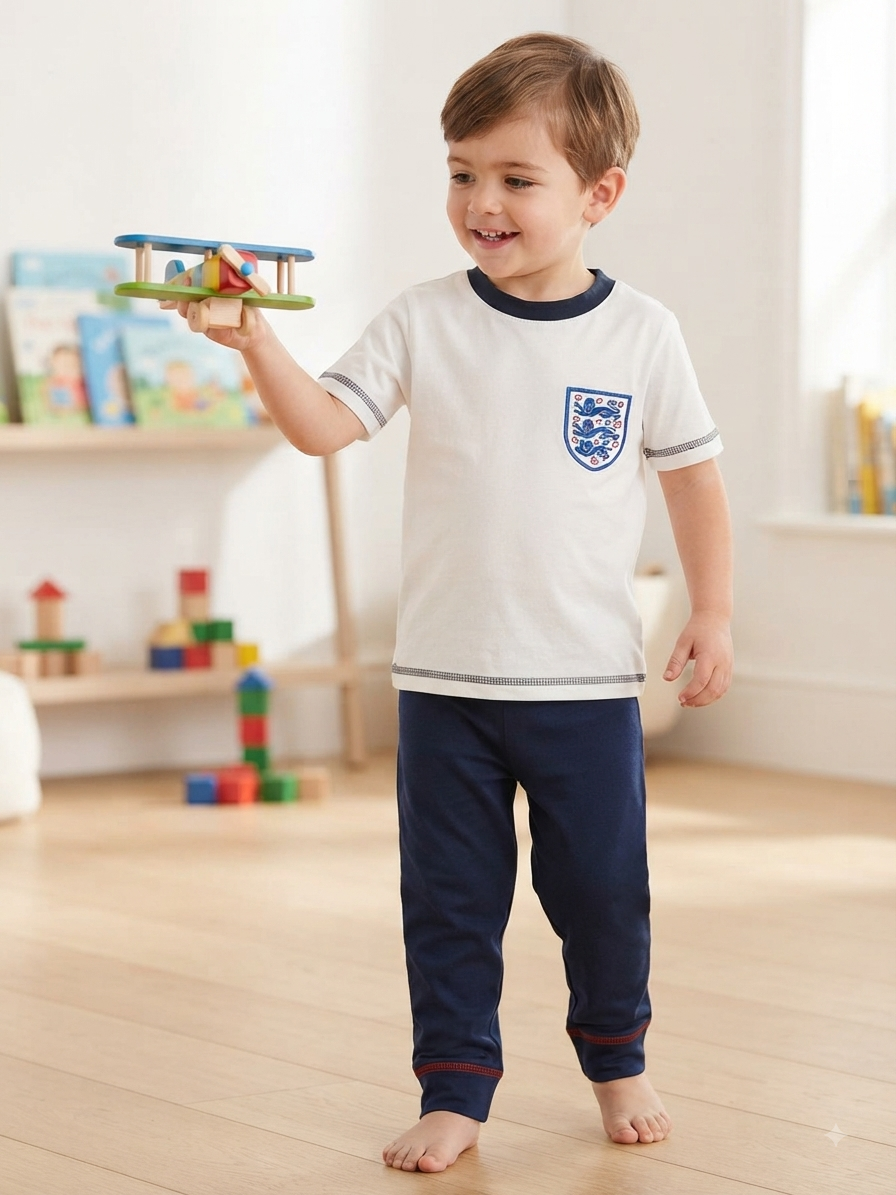 White -Kids Full Sleeve Set