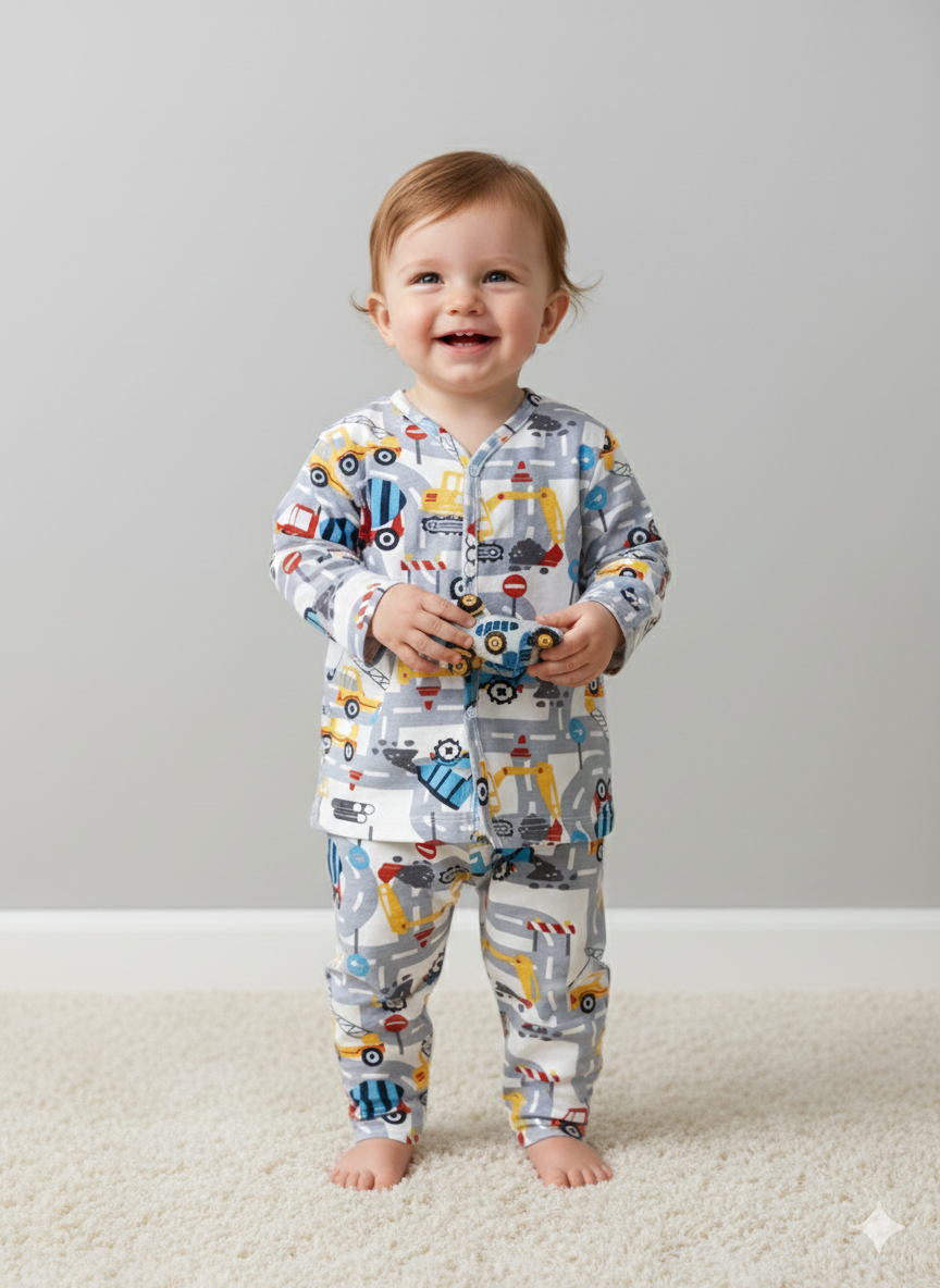 Full Sleeve Baby Jabla Navy Multi colours 22/12