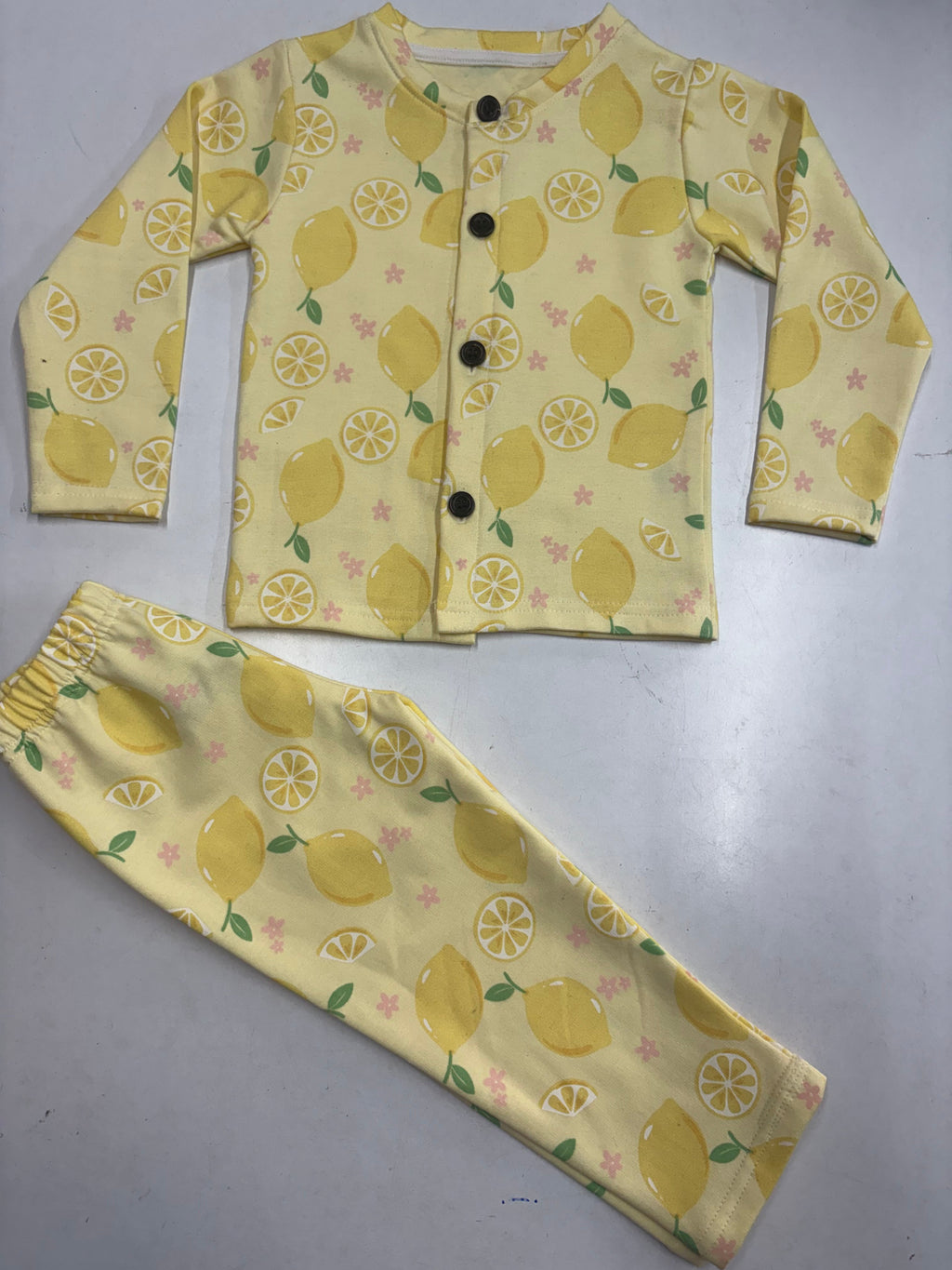 Premium winter wears, Front open ￼ Lemon, yellow with lemon, theme LoopKnit-5