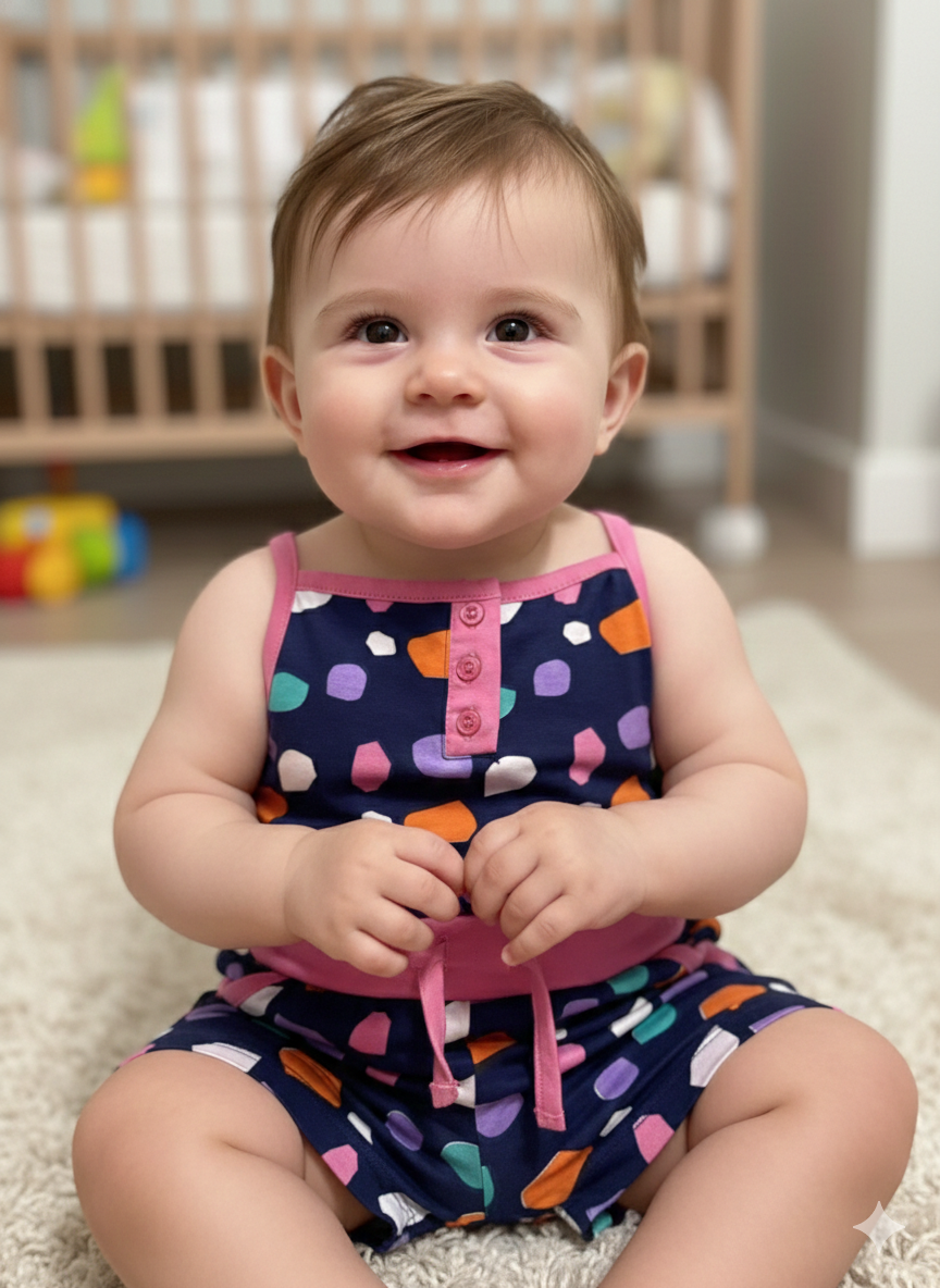 Muliti -Baby Half Jumpsuits