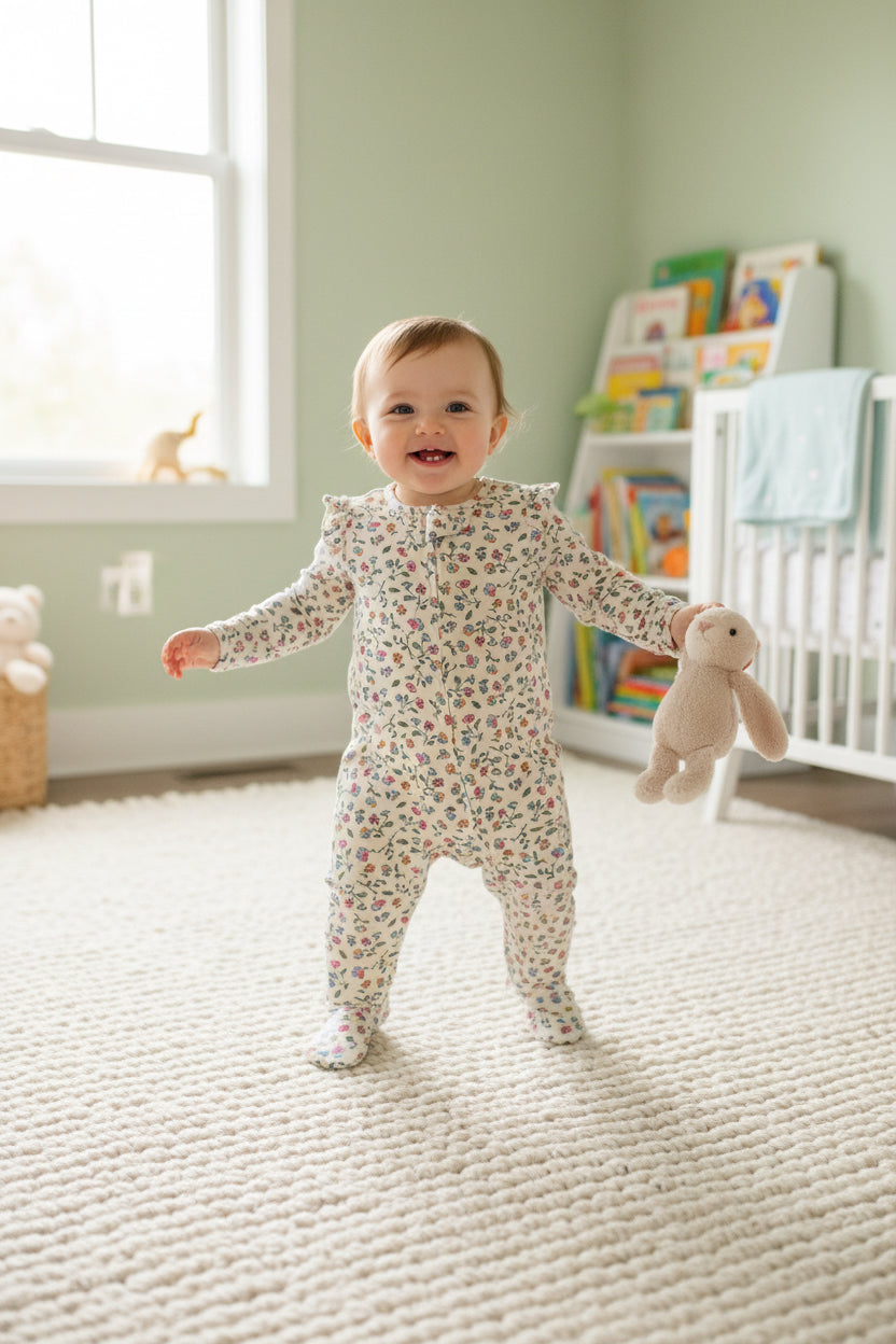Florals with shoe- Baby high quality jumpsuit