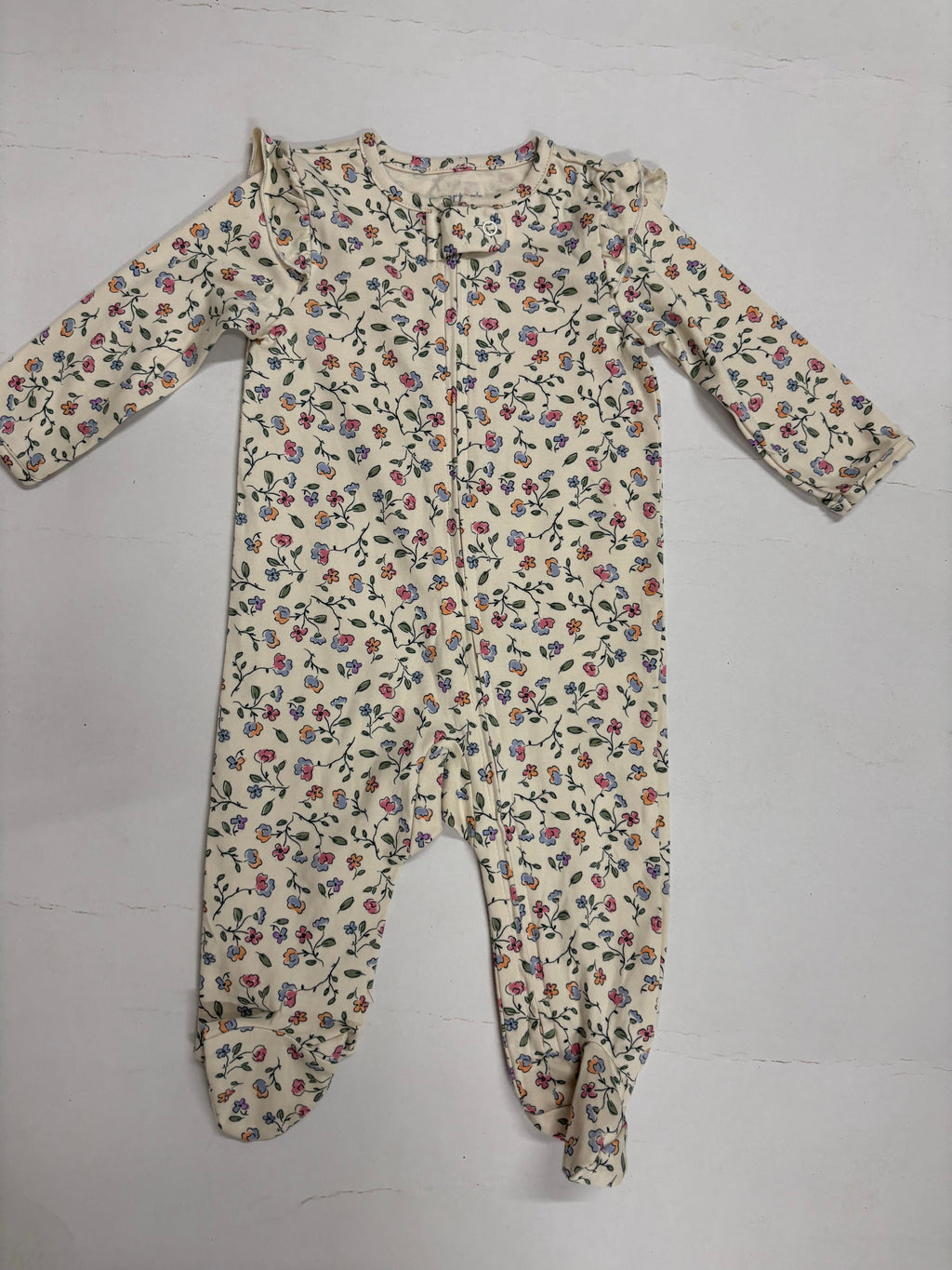 Florals with shoe- Baby high quality jumpsuit