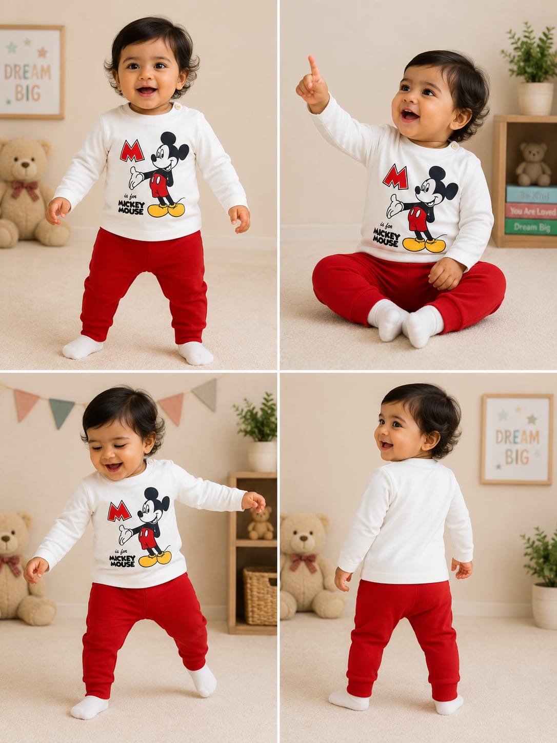 MICKEY MOUSE- full sleeve set