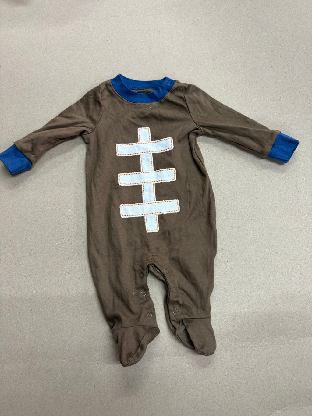 Brown with shoe (snap button)-Baby High quality jumpsuit