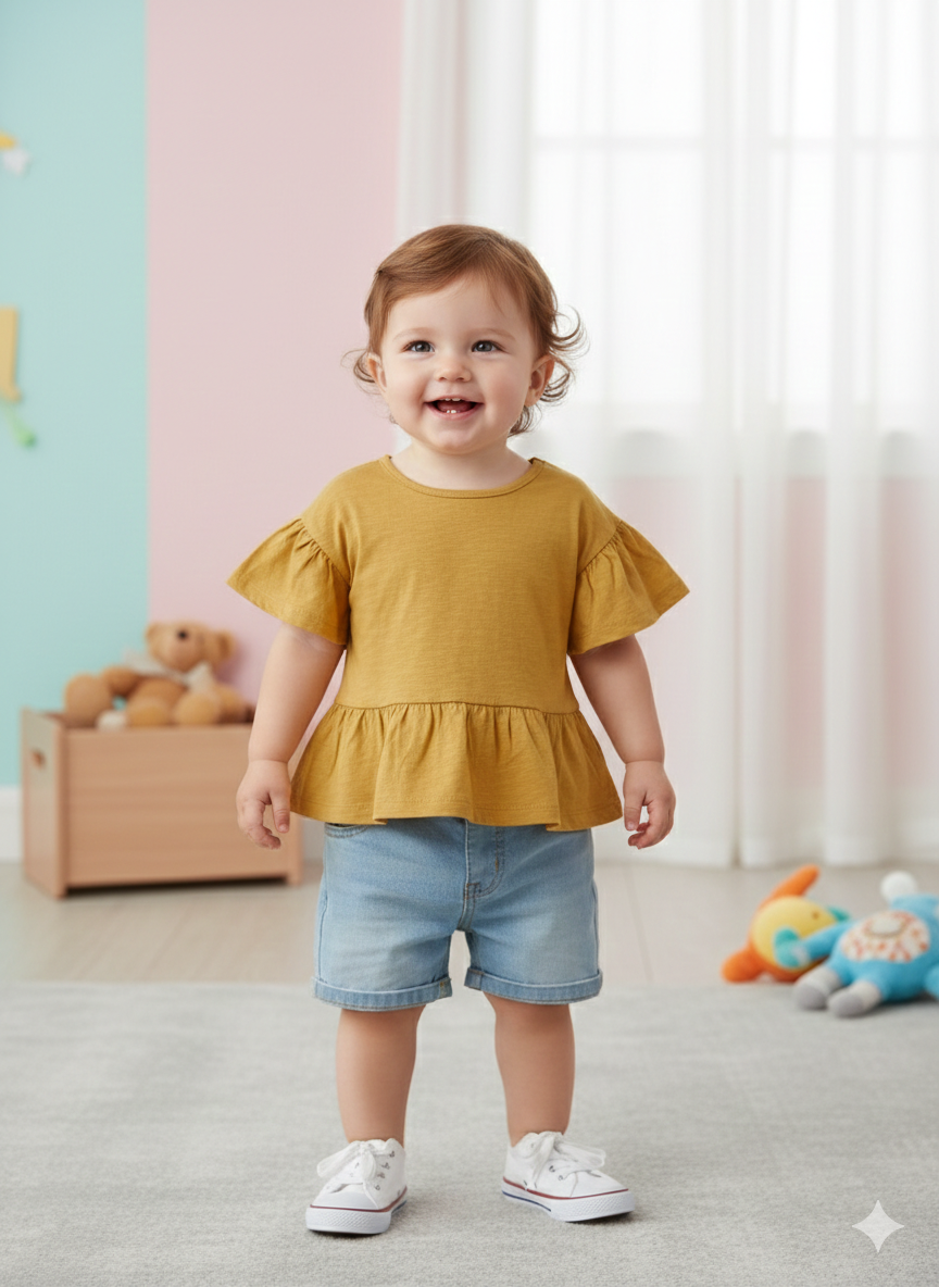 Sandle - baby half sleeve top