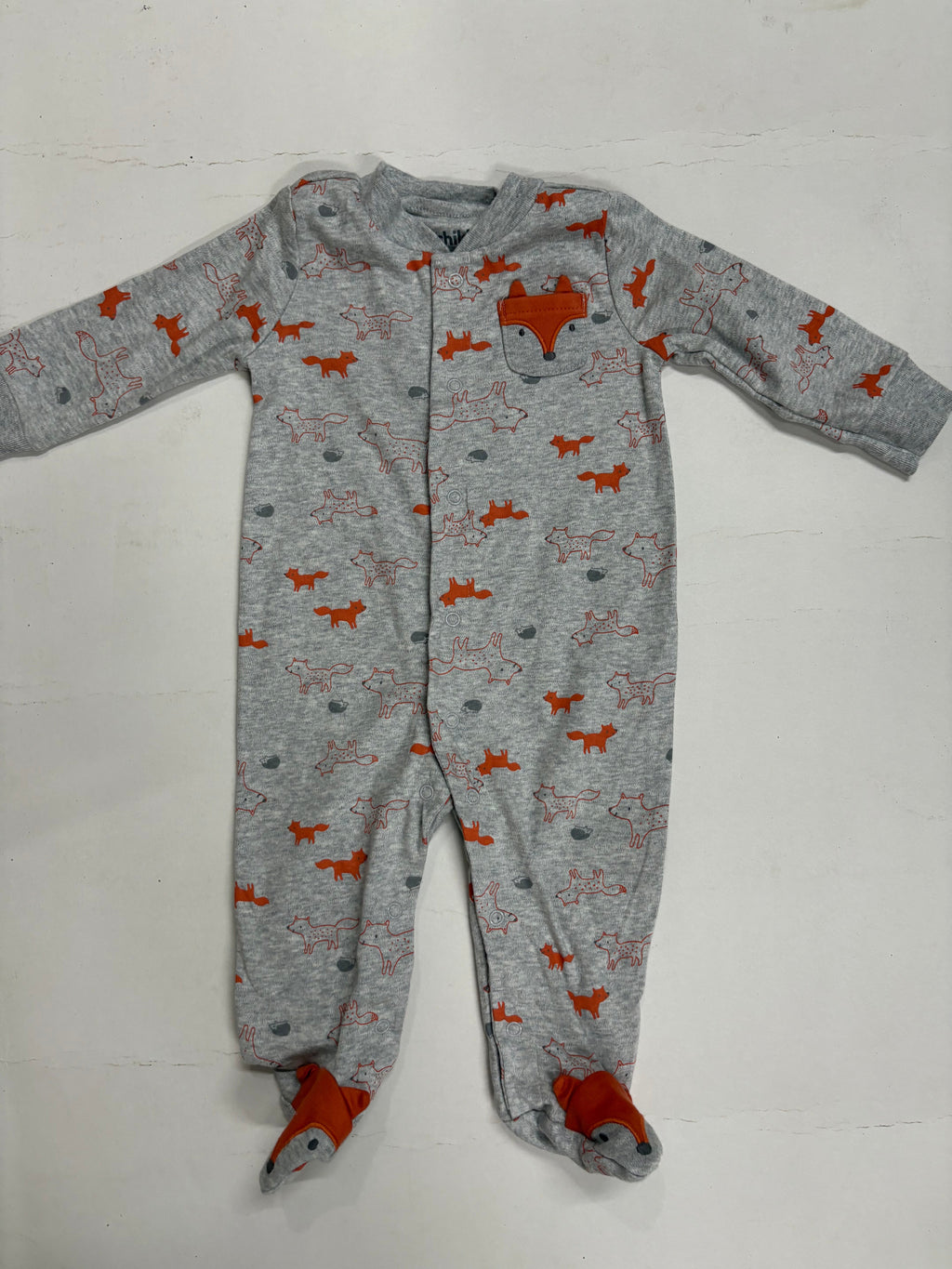 Grey Fog with shoe- Baby high quality jumpsuit