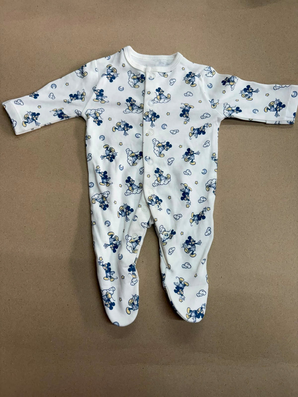 white mickey -Baby High quality jumpsuit