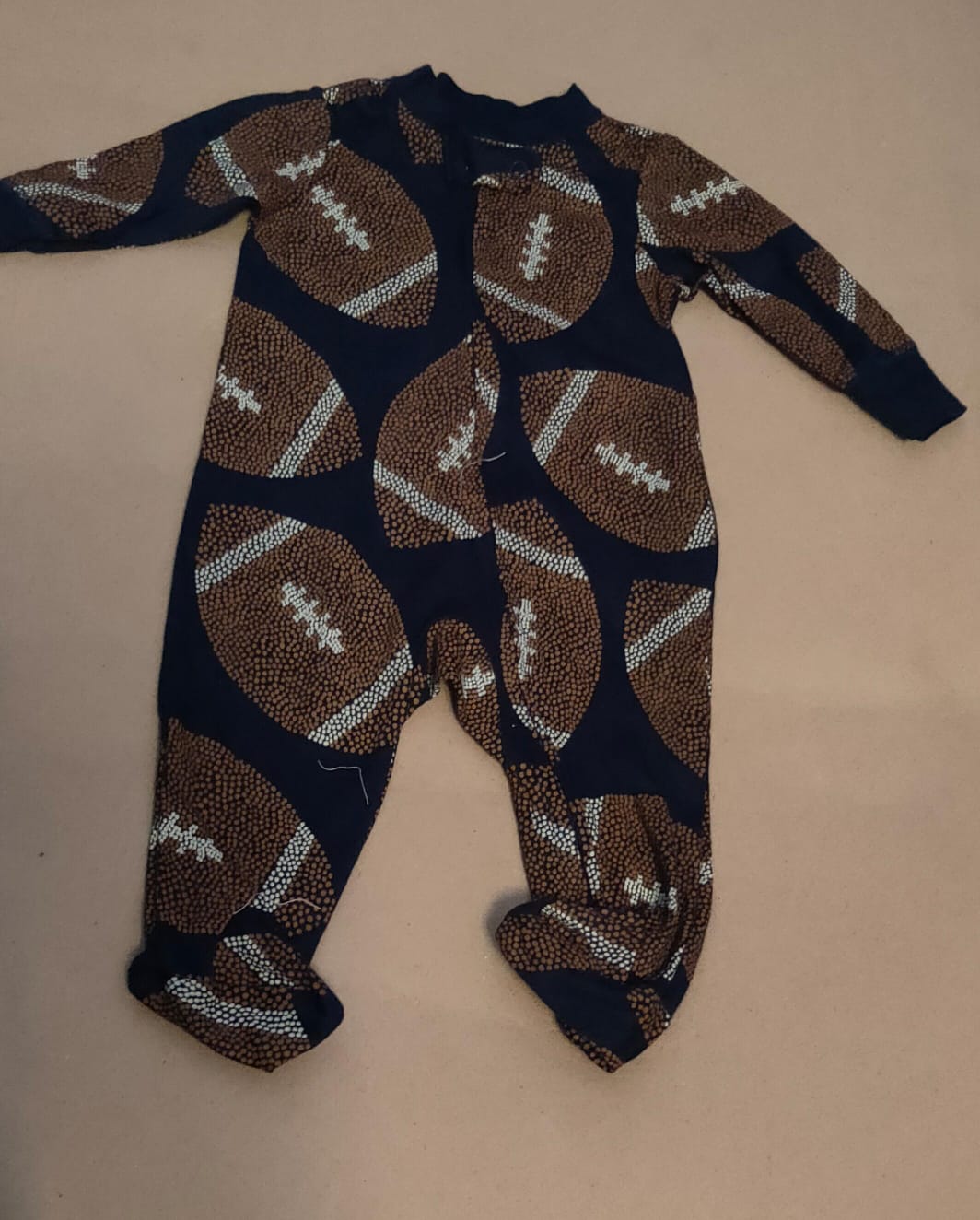 Dark blue brown 🏈 -Baby High quality jumpsuit