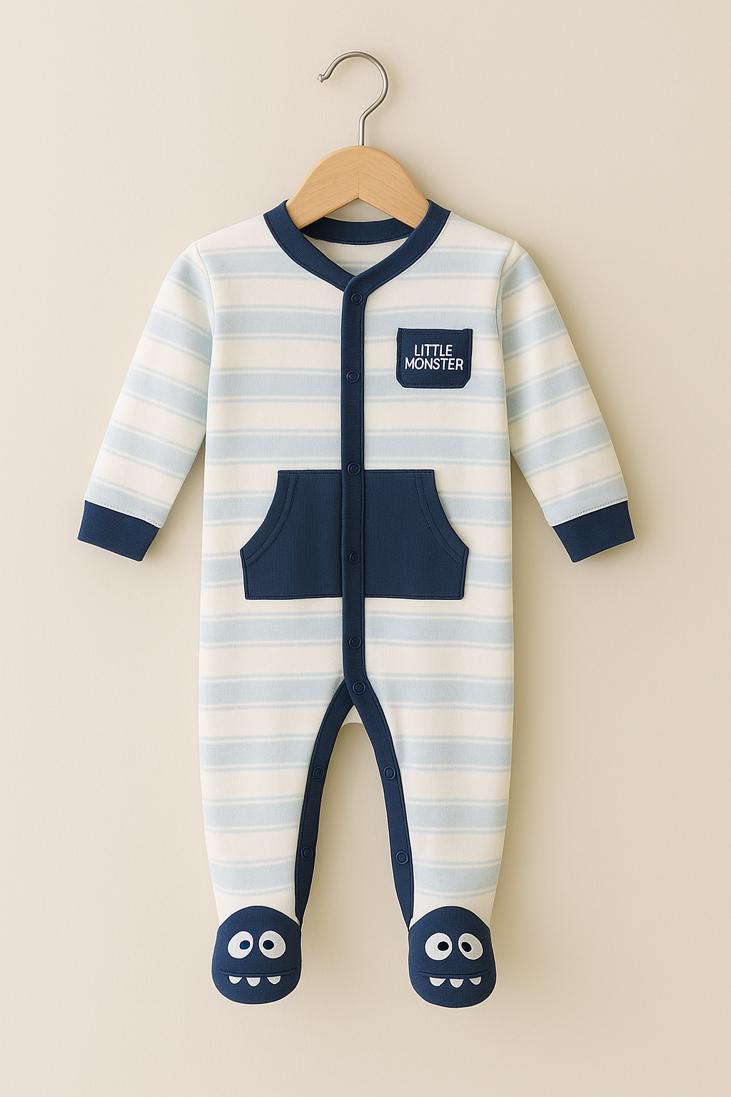 Blue Snuggle Stripe Suit