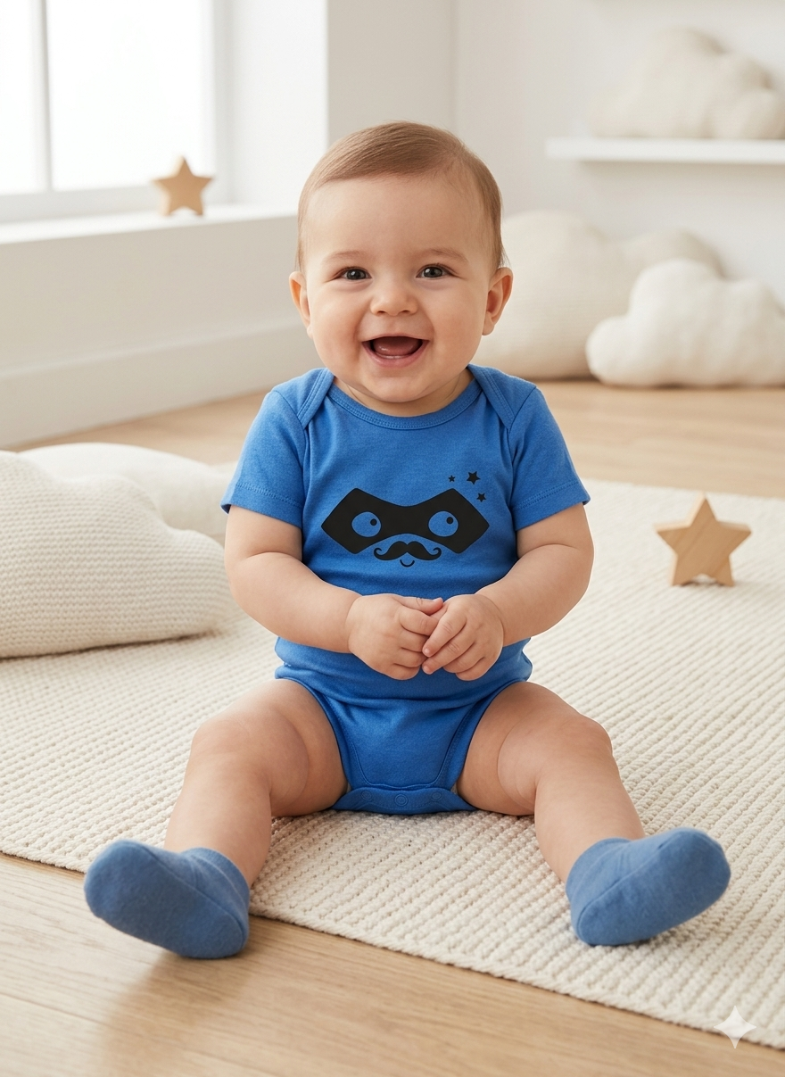Blue Base - Baby Romper