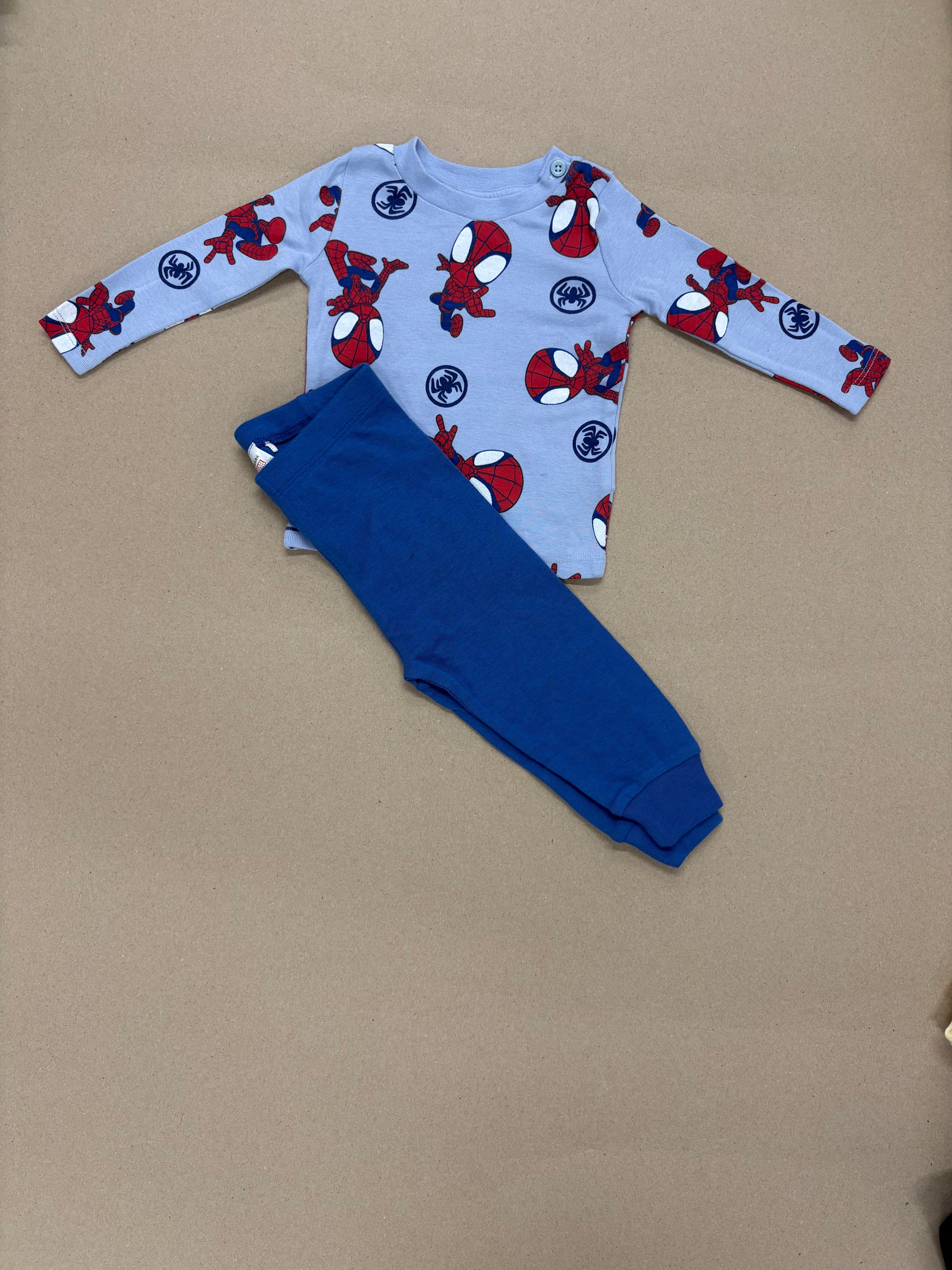 Pastel blue with Spider man theme - full sleeve sets