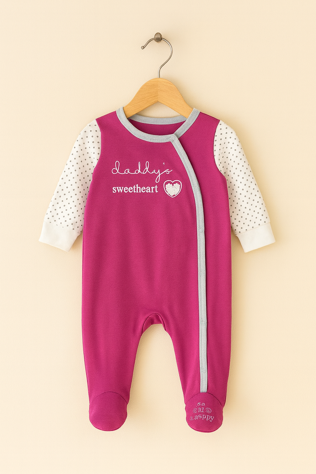 Soft, stylish, and super adorable — the perfect romper for daddy’s little princess