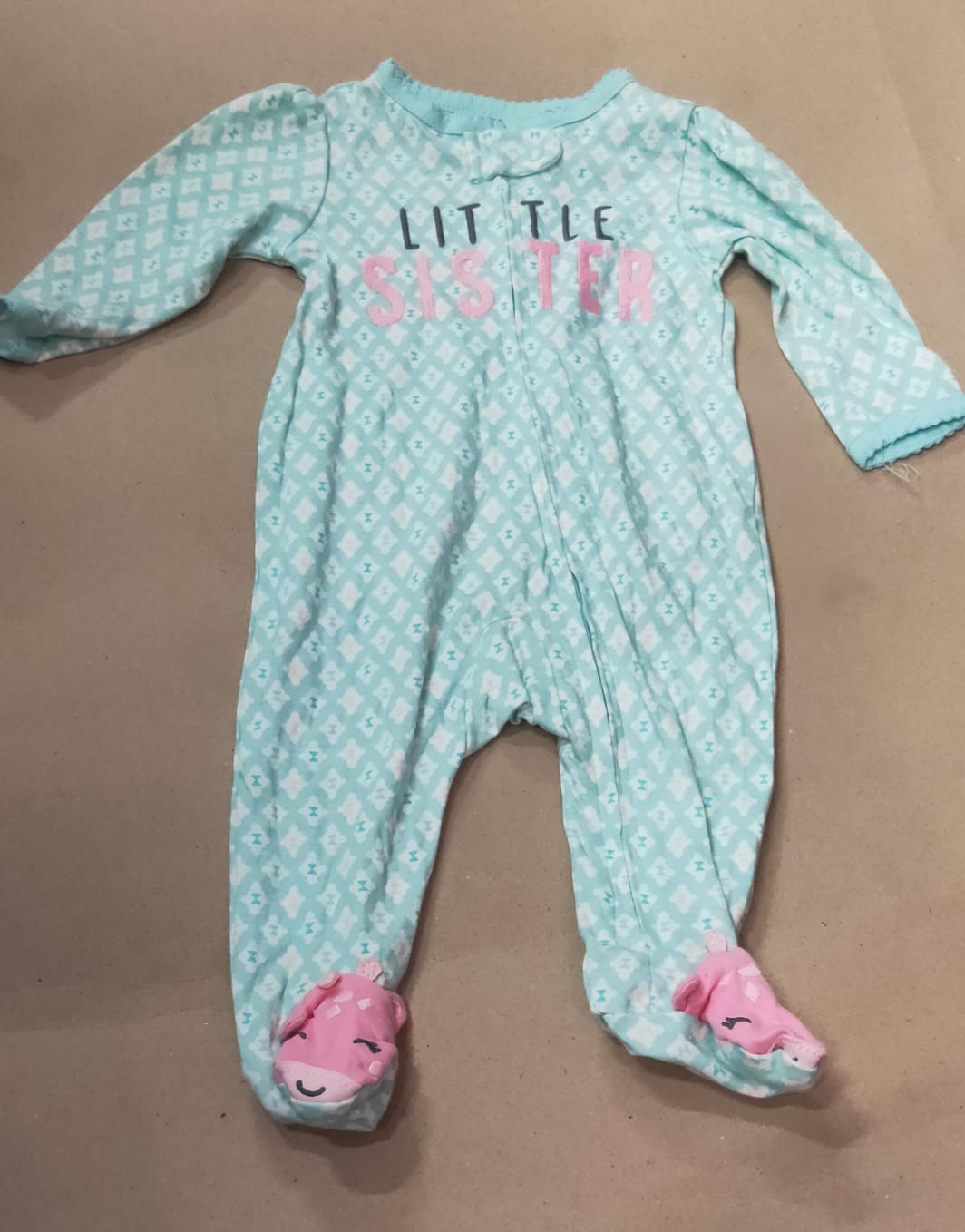 Light green little sister With shoe Baby high quality jumpsuit