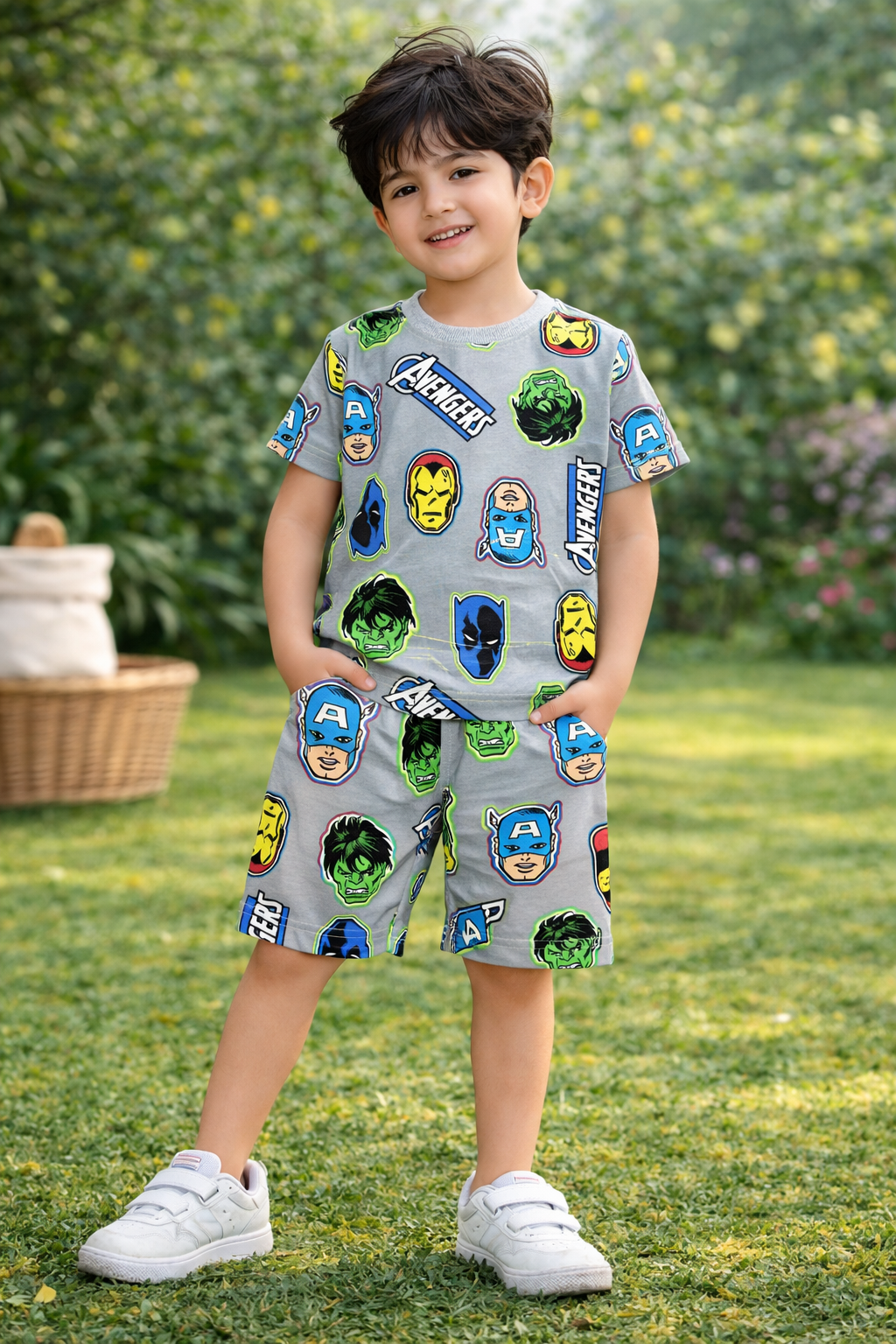 Avengers Power Kids Co-ord Set        premium quality.