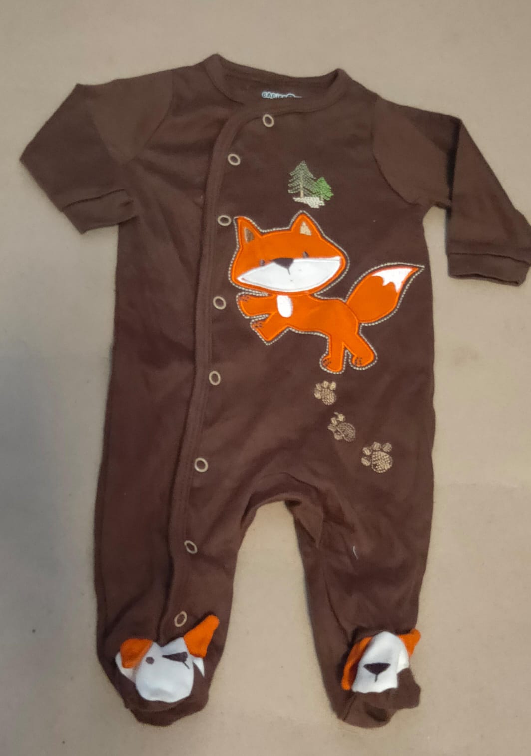 Dark brown 🟤 fog -with shoe baby high quality jumpsuit