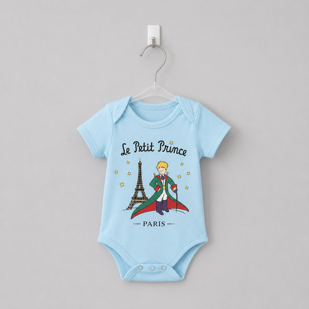 Blue Le petit prince -Baby Romper