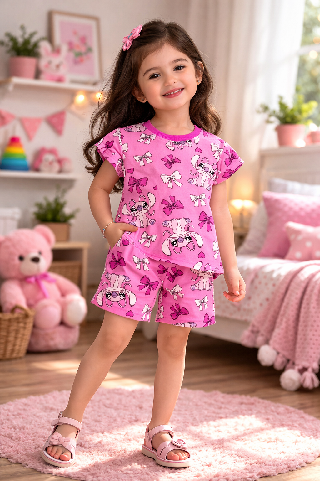 Bunny Love Kids Co-Ord Set premium quality.
