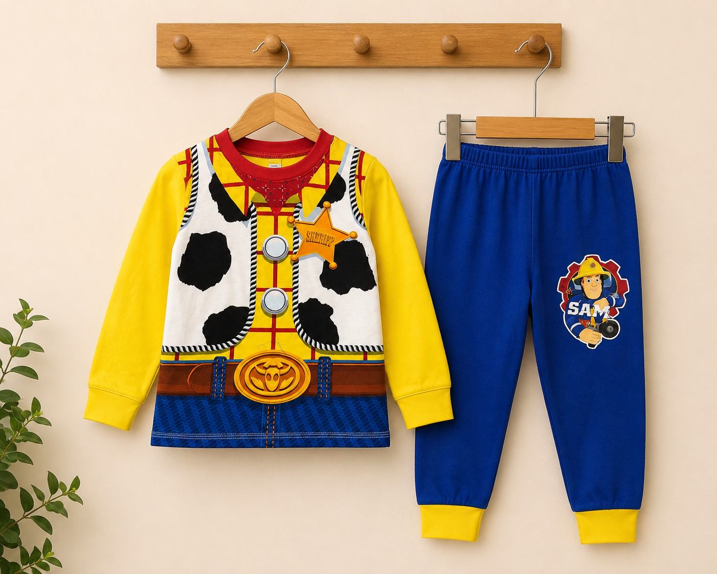 Sunshine Yellow, Royal Blue, White, Red & Black winter Kids Full Sleeve Set