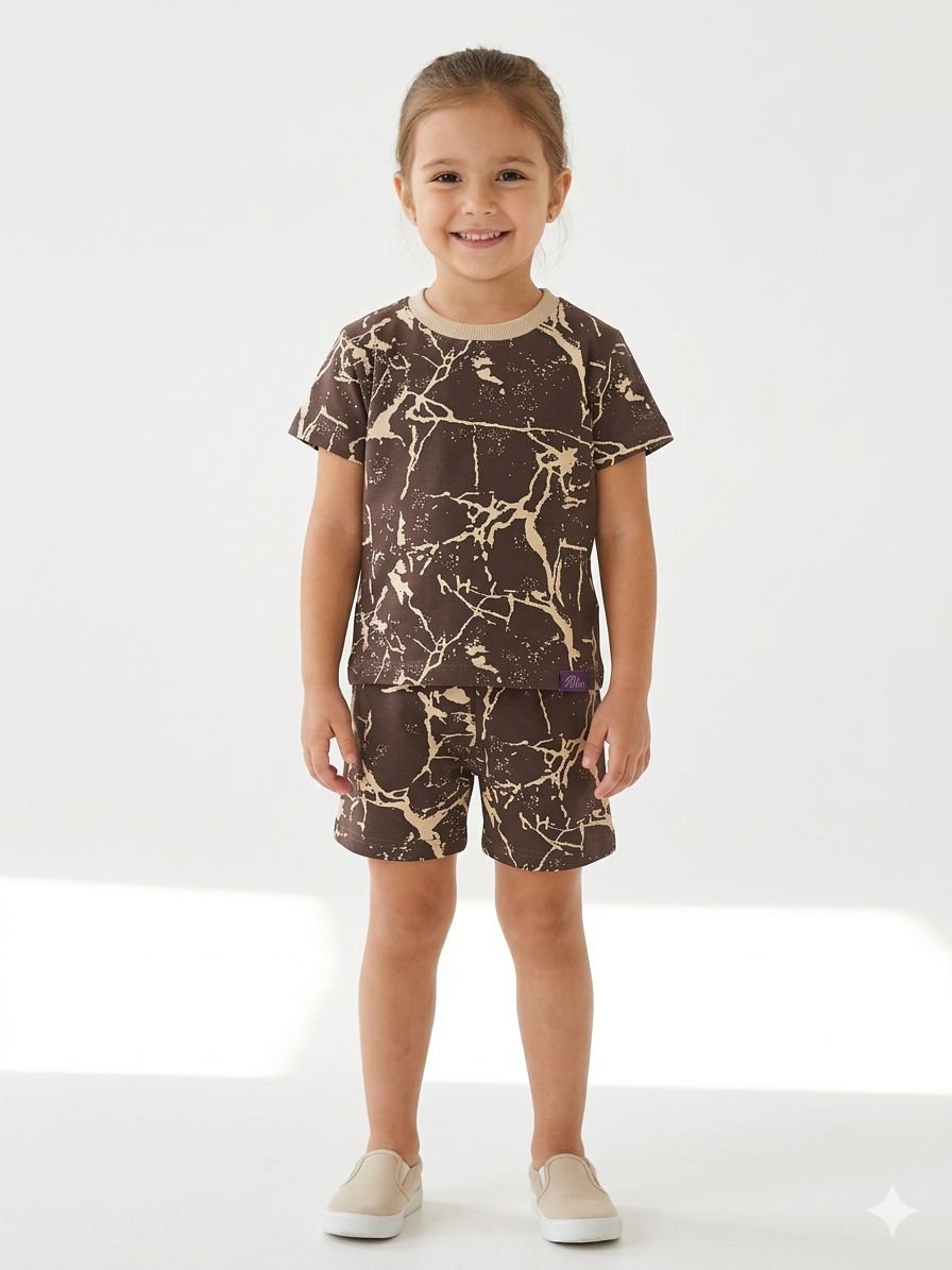 Chocolate Marble Co-Ord Set premium quality.