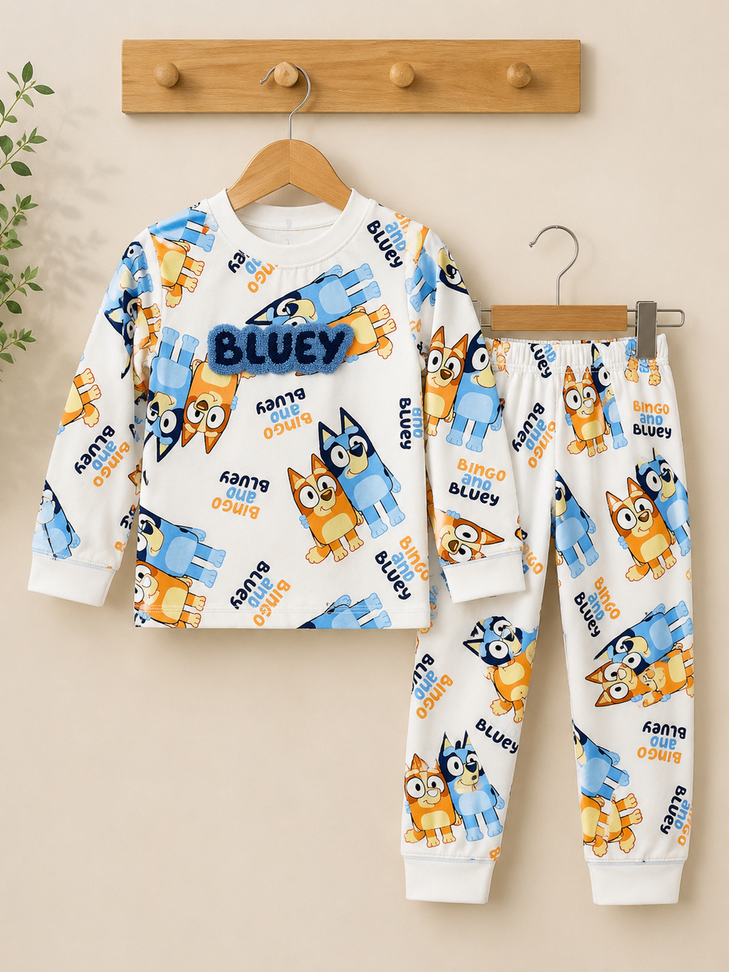 Beige Kids winter Full Sleeve Set