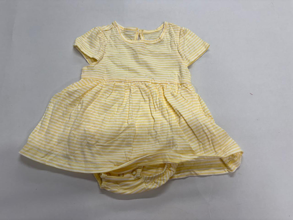 Yellow line -onesies   frock