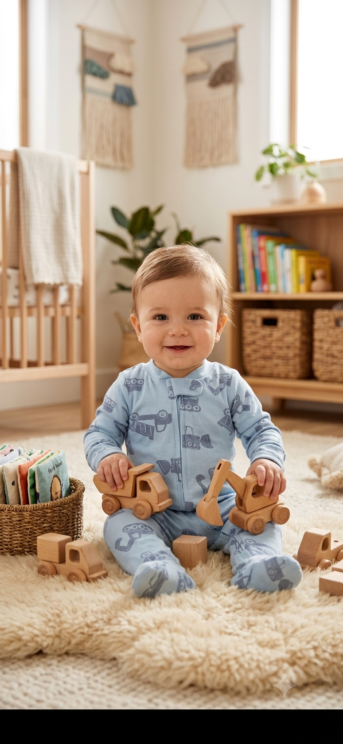Blue JCP with shoe (zipper)- Baby high quality jumpsuit