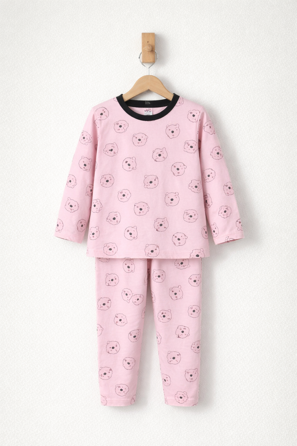 Premium winter wear- Pink Cuddle Teddy kids wear