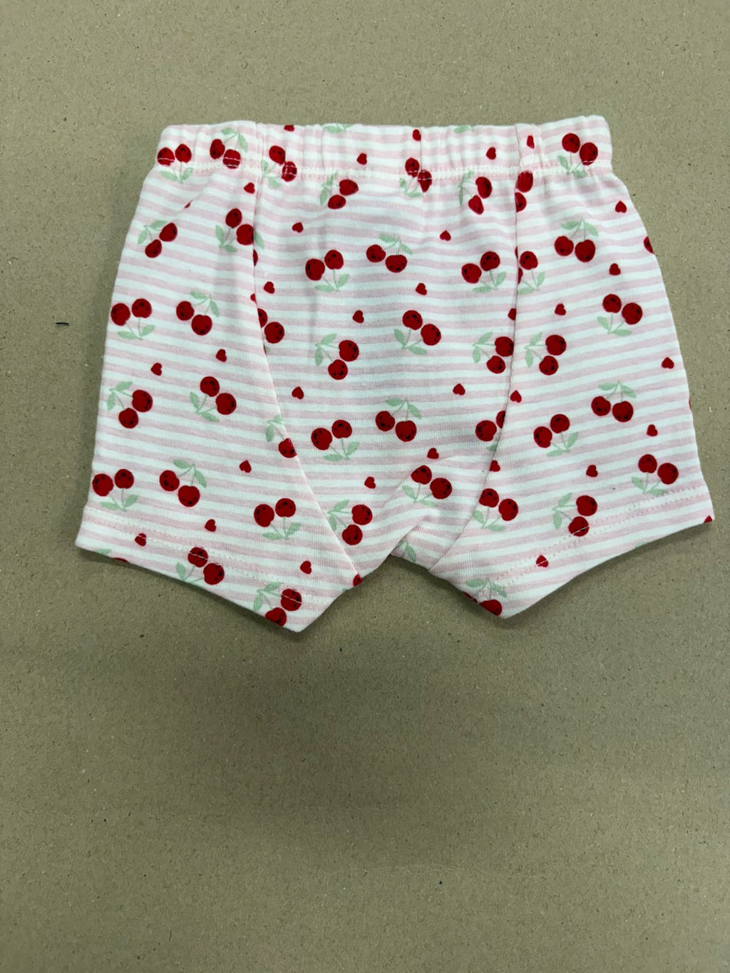 Cherry -Baby Shorts Set