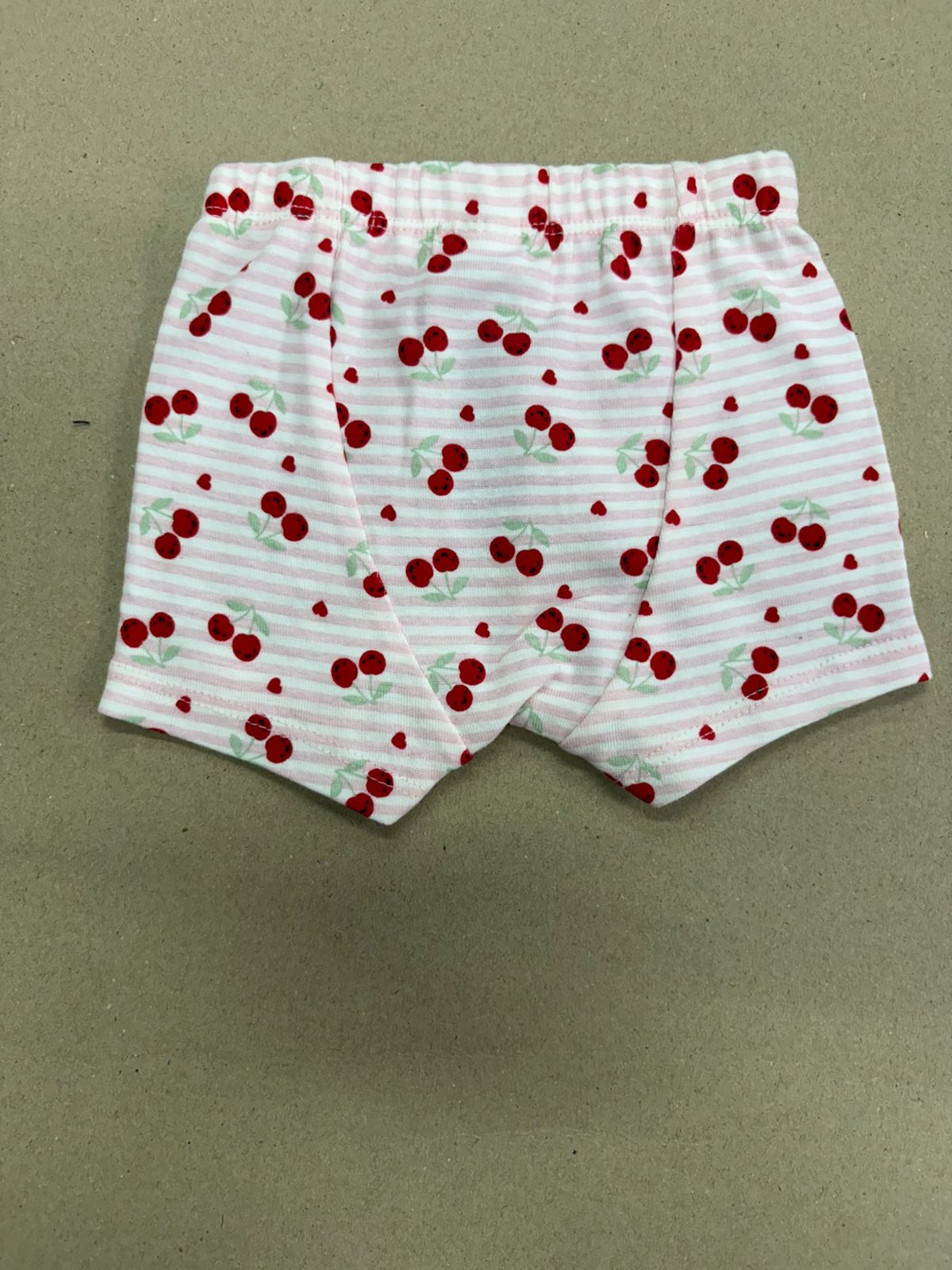 Cherry -Baby Shorts Set