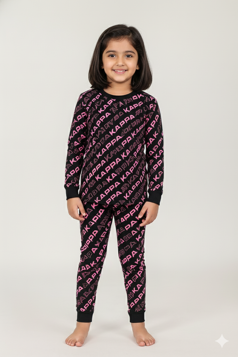 25-Premium winter Black full-sleeve co-ord set