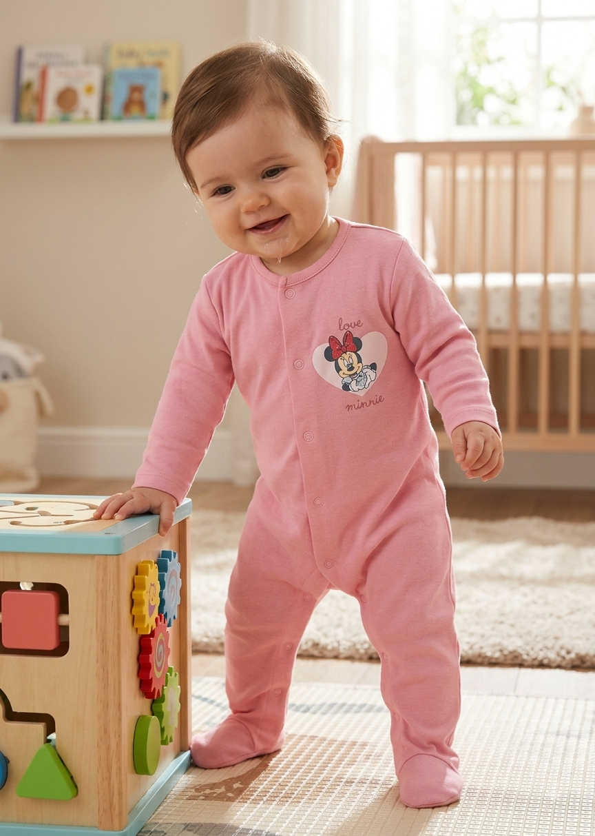 Pink mickey Baby full baby high quality jumpsuit