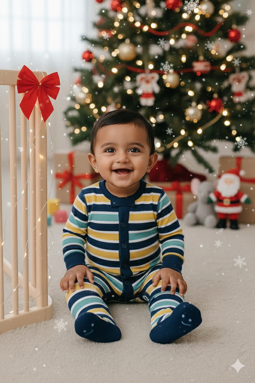 Sunny Stripe Explorer Romper