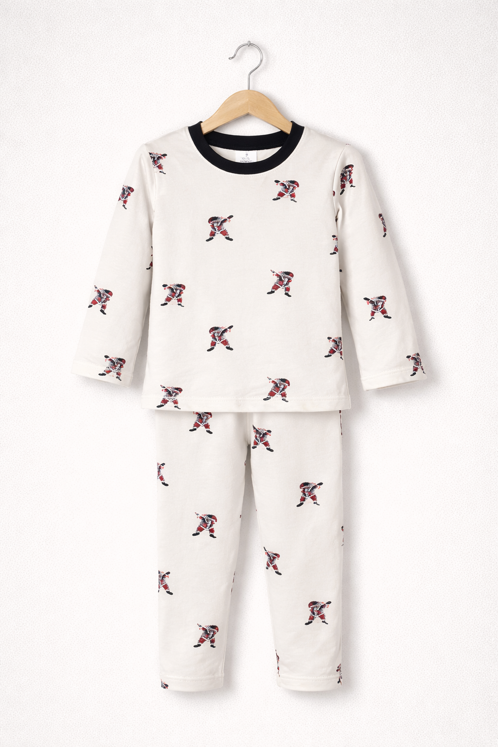 Premium winter wear -  Urban Festive Kids’ Ribbed Thermal Lounge Set
