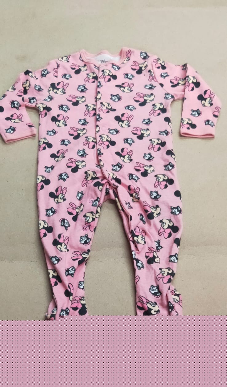 Baby Mickey pink-Baby High quality jumpsuit