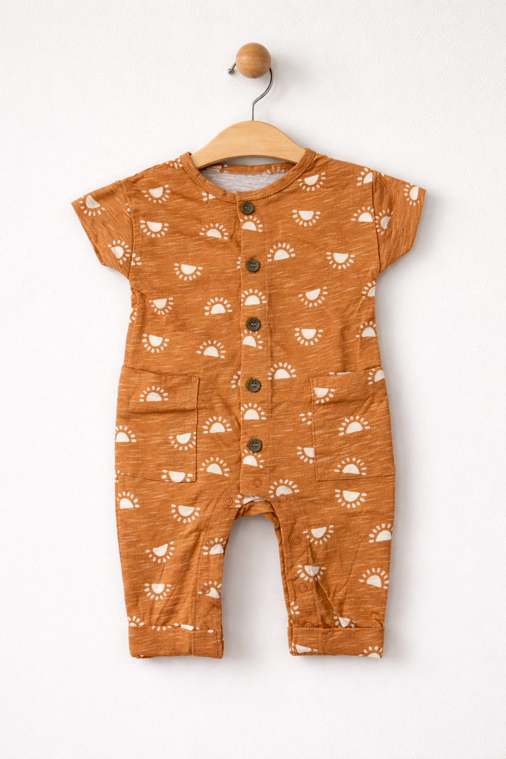 Rust brown (terracotta shade) 🤎 -Baby Jumpsuit