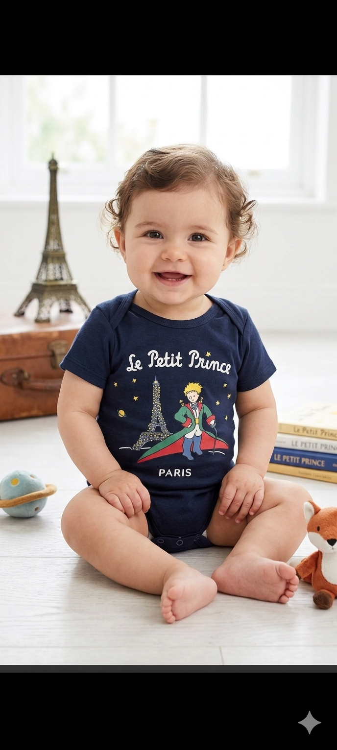 Le petit prince black - Baby Romper