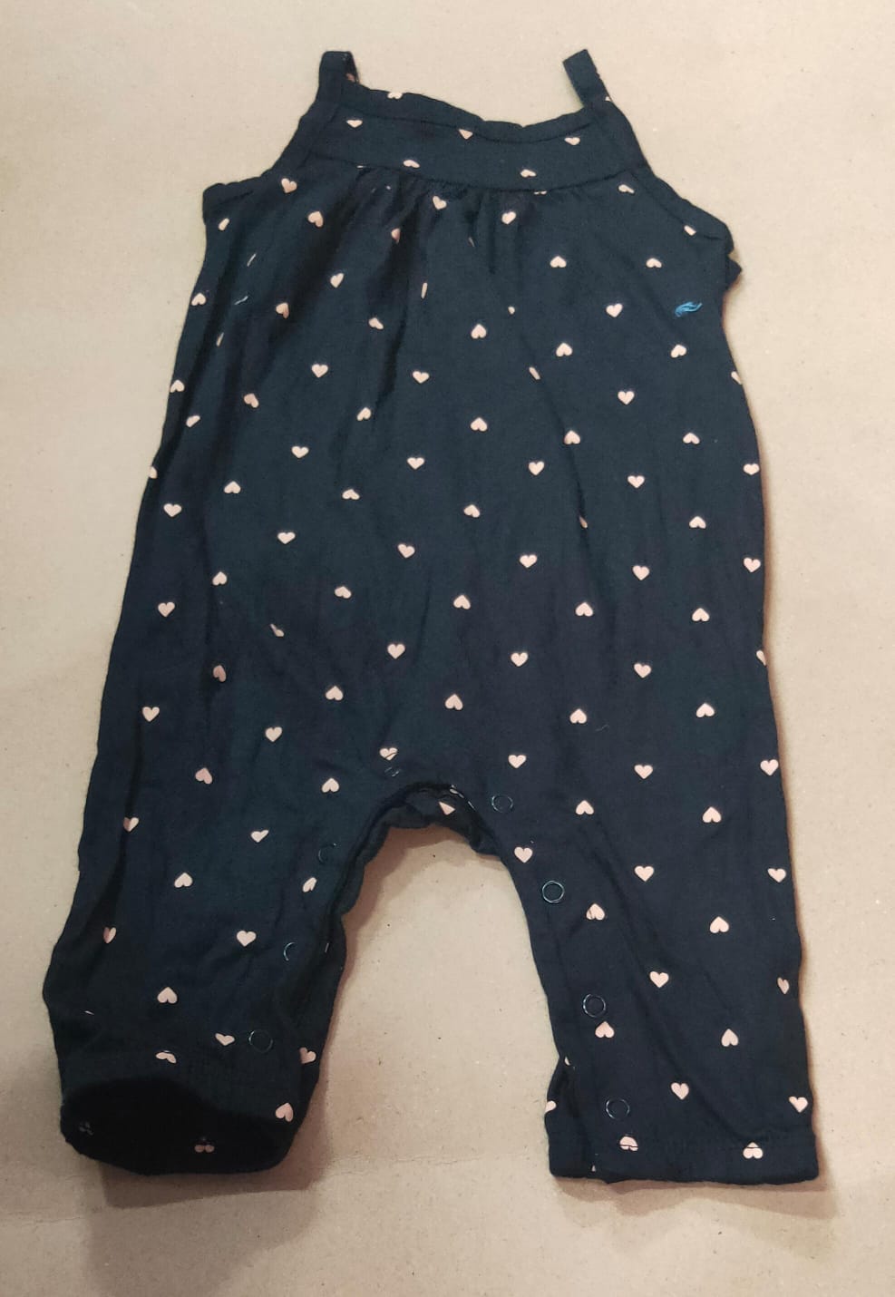 Black sleeveless -baby high quality jumpsuit