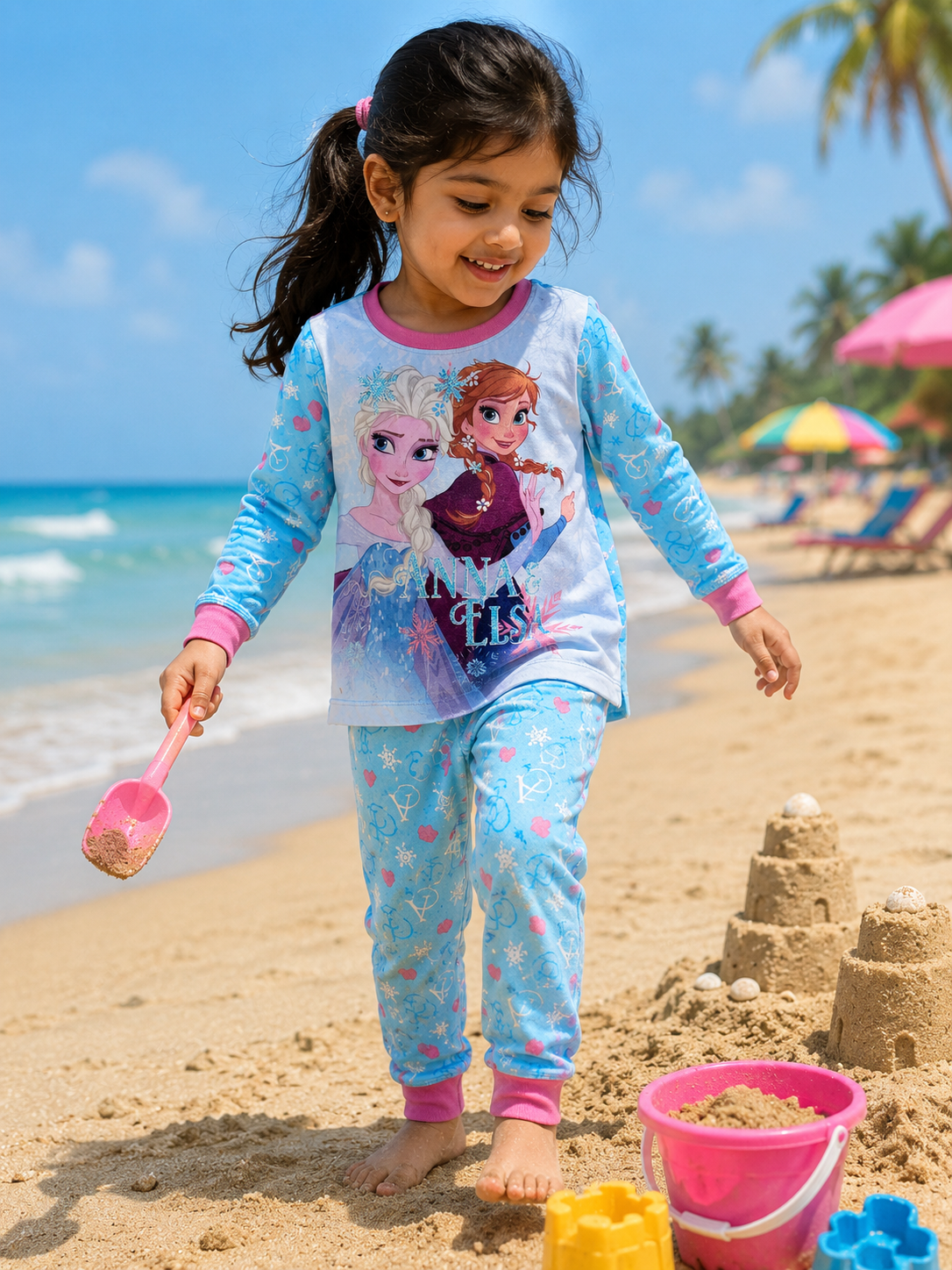Sea Blue Kids winter Full Sleeve Set