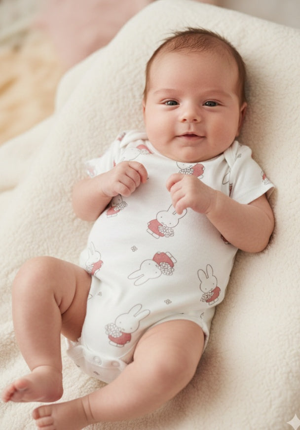 White rabbits 🐇 - Baby Romper
